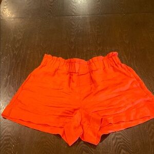 a new day Women's High Waist Red Shorts